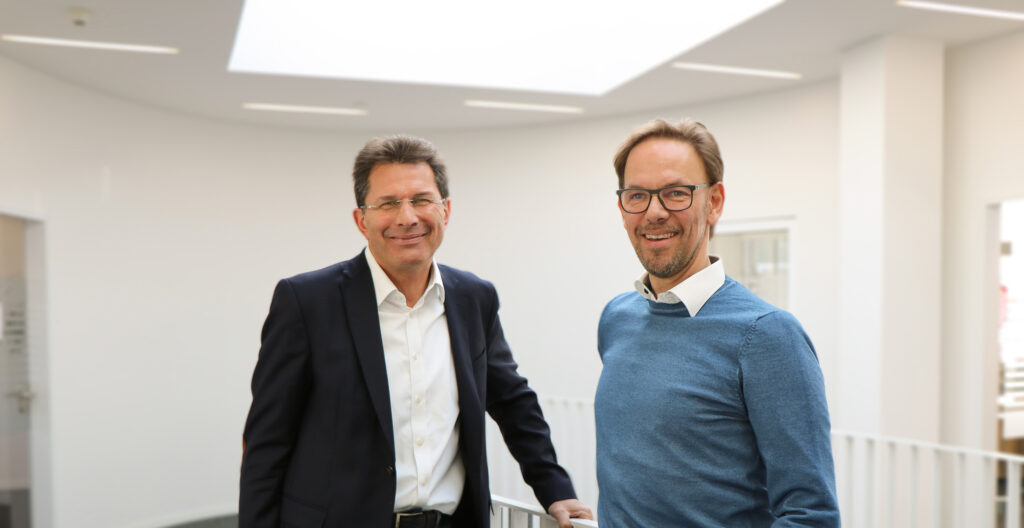 20 Jahre SET GmbH - Frank Heidemann und Roland Bucher