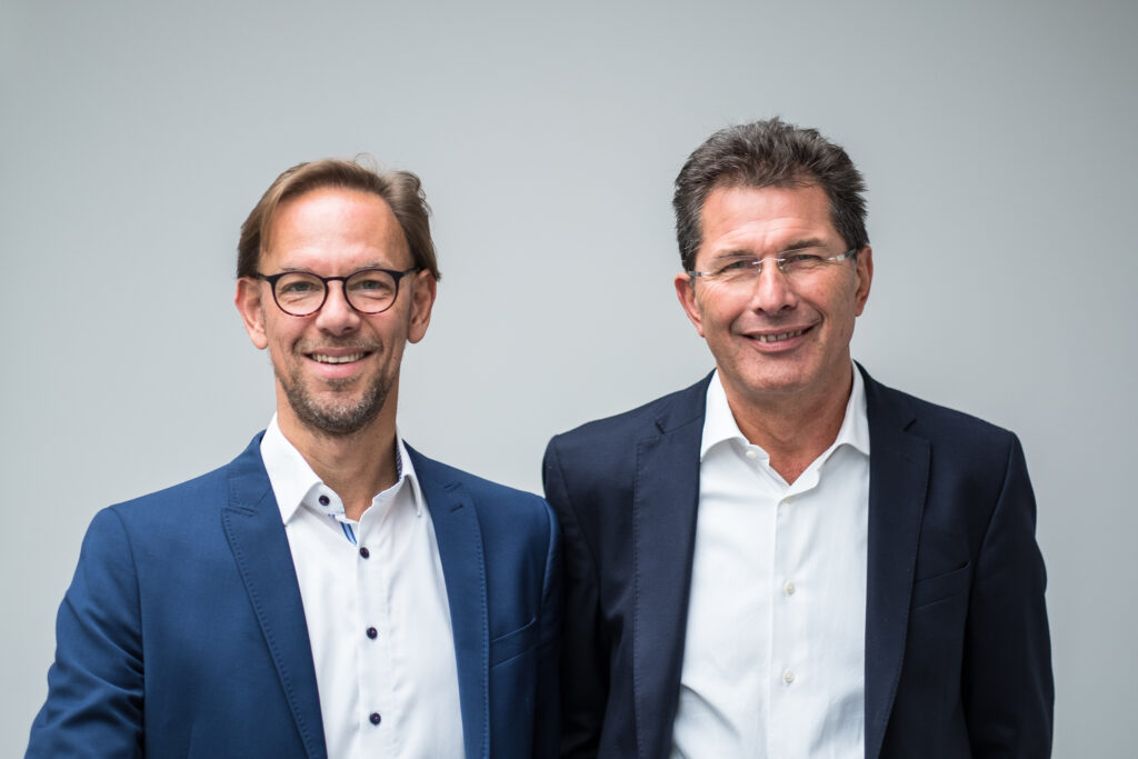 CEO Frank Heidemann und COO Roland Bucher